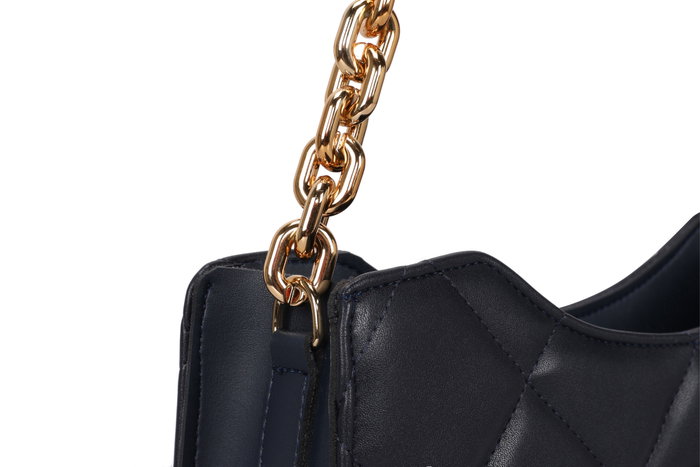 Lucky Bees Bolso de Hombro Azul Oscuro